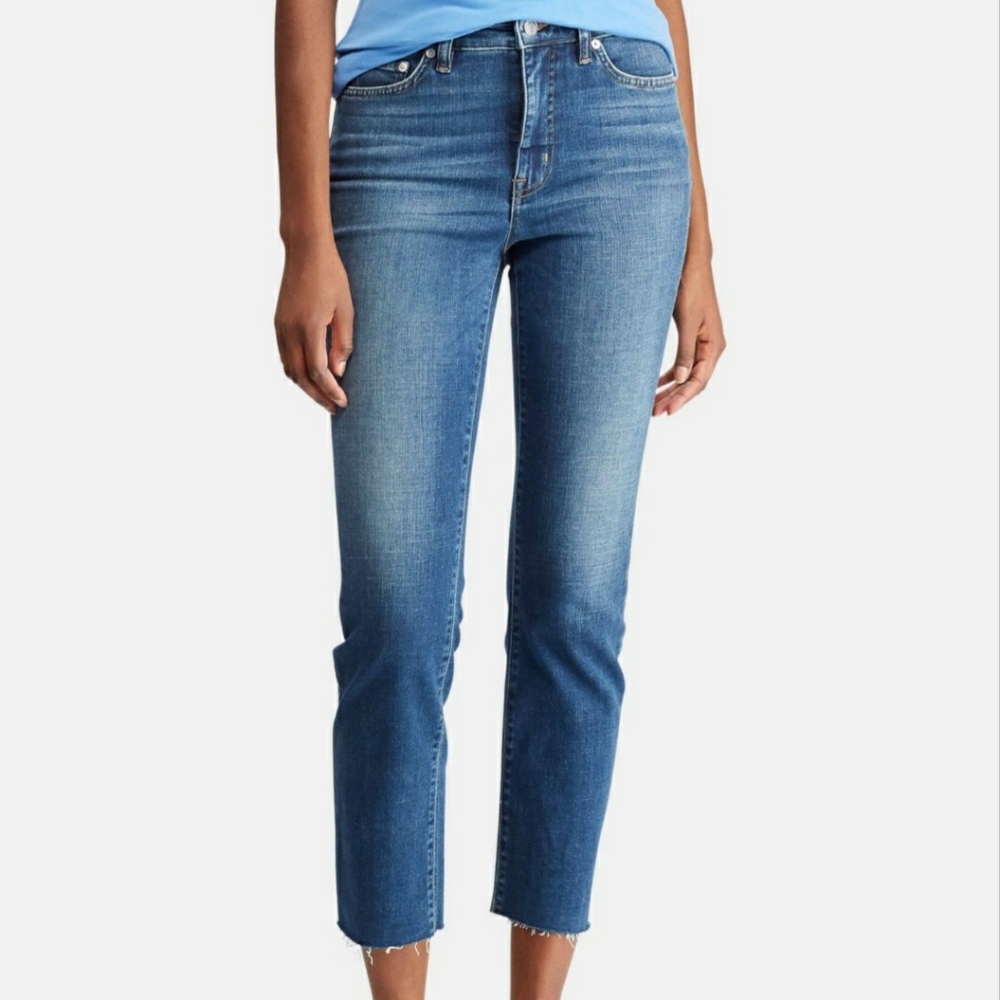 Lauren Ralph Lauren High-Rinse Ankle Jeans